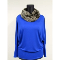 Bluzka o luźnym kroju kimono - dekolt łódka